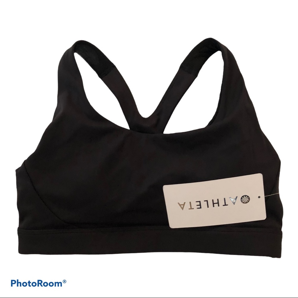 Athleta A-C Ultimate Bra in Supersonic Black Small